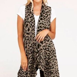 Leopard vest